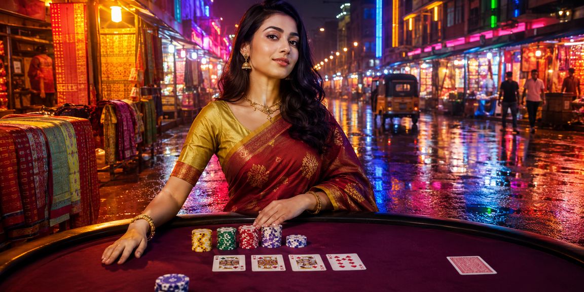 রাজশাহীতে নিয়ন আলোয় Teen Patti কার্ড গেমের পরিবেশ